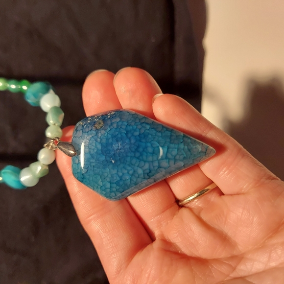 Turquoise Beaded Necklace - Picture 2 of 5